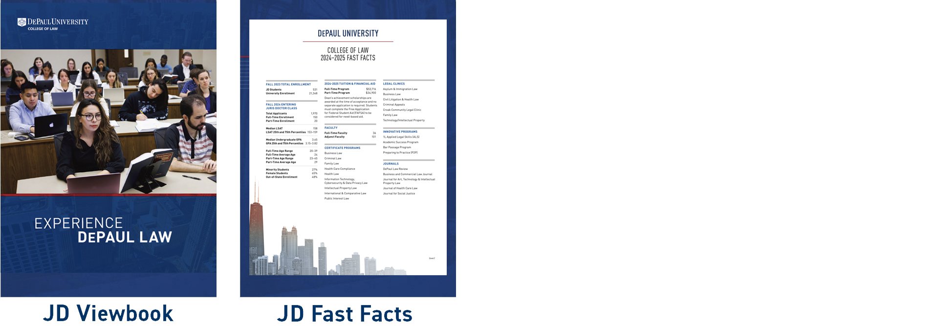Brochures Admission & Aid College of Law DePaul University, Chicago